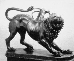 Baku: Devours nightmares; Elephant head + mane of lion+body and tail of a horse