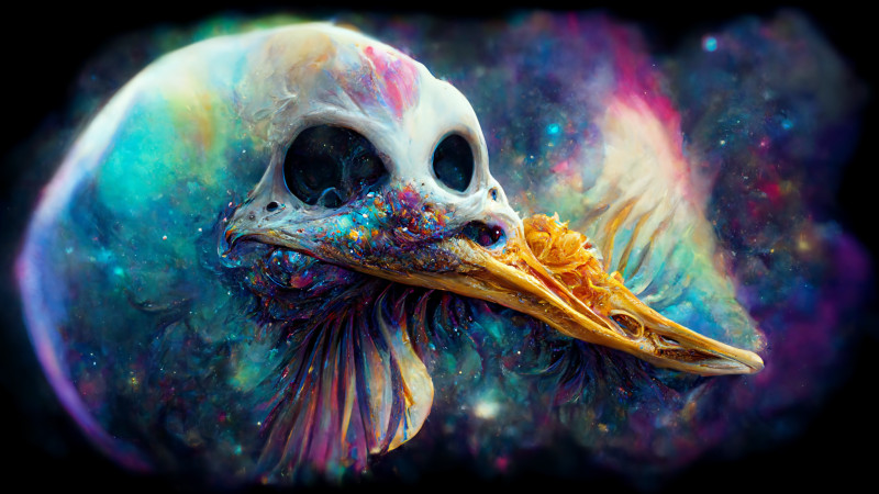 Dusjagr duckhead in the seashell with many wings crazy skeleton 884361f3-59e9-4168-99ff-5e3155dc721c.jpg