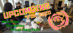 Upcoming activities towards the end of 2020