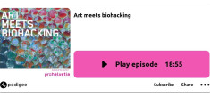Podcast: “Art meets biohacking” with Yashas and Sachiko